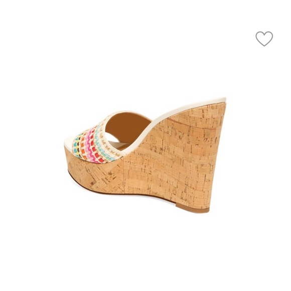 Veronica Beard Dali Raffia Wedge Sandals size 9 - Picture 6 of 7